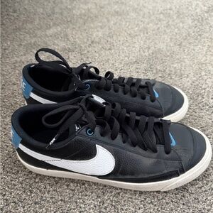 Nike Black and White Low-Top Sneakers